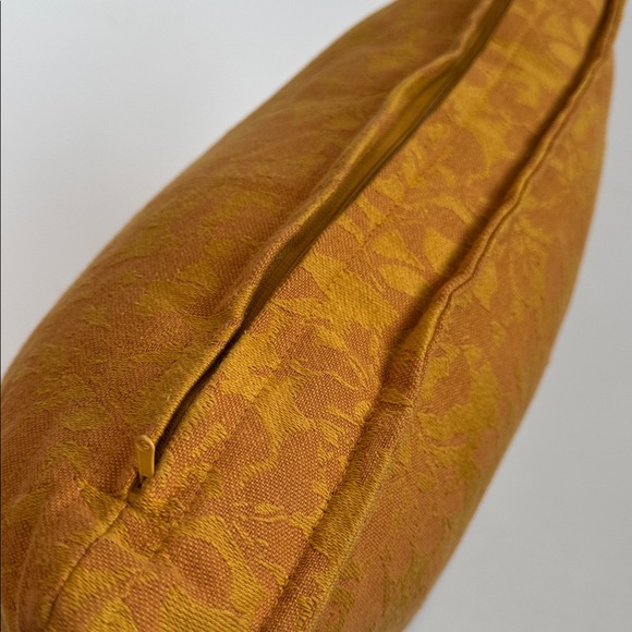 PAD Home Design Concept Gaida Mustard Colored Pillow 15”x15” - Picture 11 of 11